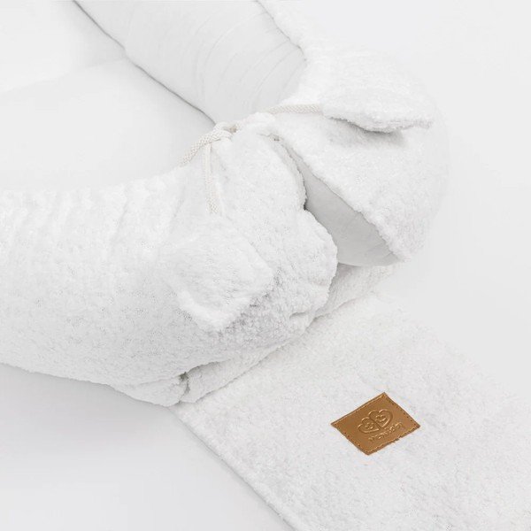 Бяло гнездо за бебе 55x83 cm – Meowbaby-image-1