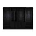 Кафява библиотека от масивен бор 296x223 cm Anita – Støraa