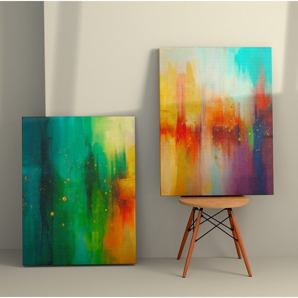 Картини в комплект от 2 бр. 50x70 cm Splash – Wallity-image-1