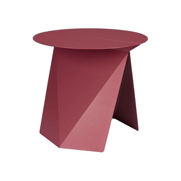 Метална кръгла странична масичка 45x46 cm Foldy – Zuiver-image-2