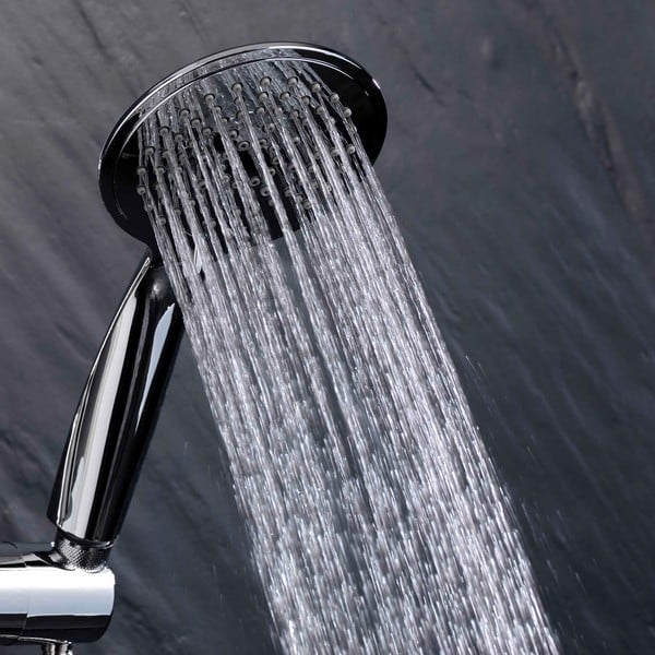 Пластмасов душ комплект от в матово сребрист цвят с ръчен душ 70 cm Hydro – douceur d'intérieur-image-3