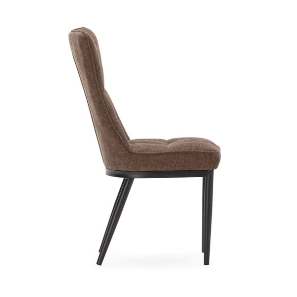 Кафяви трапезни столове в комплект от 2 бр. Damon – Marckeric-image-4