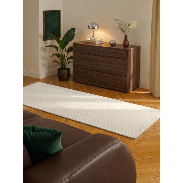 Кремава вълнена пътека 80x250 cm Eloise – Hanse Home-image-2