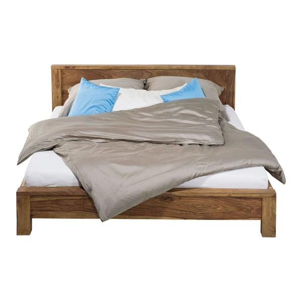 Postel z exotických dřevin Kare Design Authentico Bett, 160 x 200 cm-image-4
