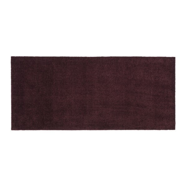 Tmavě vínová rohožka tica copenhagen Unicolor, 67 x 150 cm