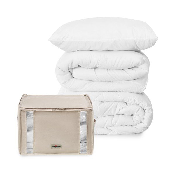 Вакуумна текстилна кутия за съхранение на дрехи 42x40x25 cm Life – Compactor-image-4