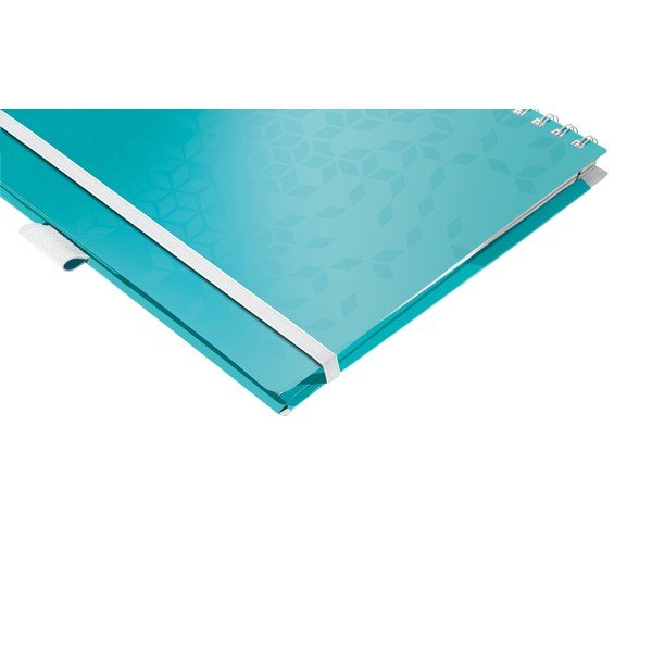 Тюркоазено синя мобилна тетрадка с редове , 80 страници WOW - Leitz-image-3