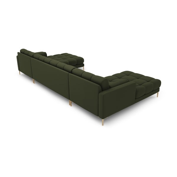 Зелен ъглов диван ("U" форма) Bali – Cosmopolitan Design-image-4