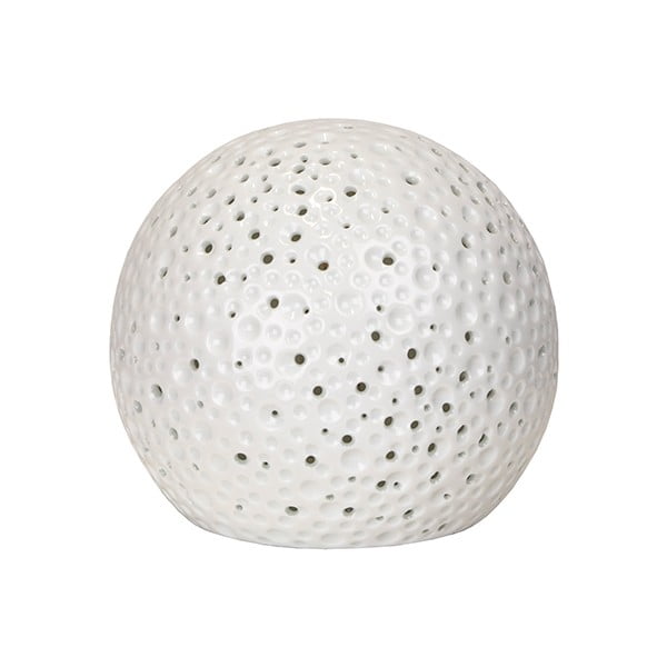 Бяла настолна лампа Globen Lighting Moonlight, ø 16 cm - Globen Lighting