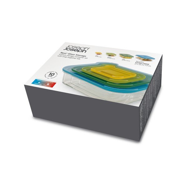 Комплект от 4 стъклени кутии за храна Nest - Joseph Joseph-image-4