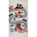 Детско килимче за игра подходящо за пране в цвят слонова кост 160x230 cm Race Time – Vitaus