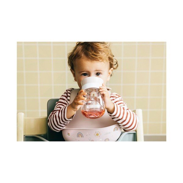 Светлорозова пластмасова детска чаша 300 ml Fairy Garden – Mepal-image-4