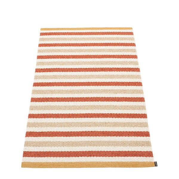 Килим за открито и закрито в тухлен и кремав цвят 70x120 cm Teo Brick – Pappelina