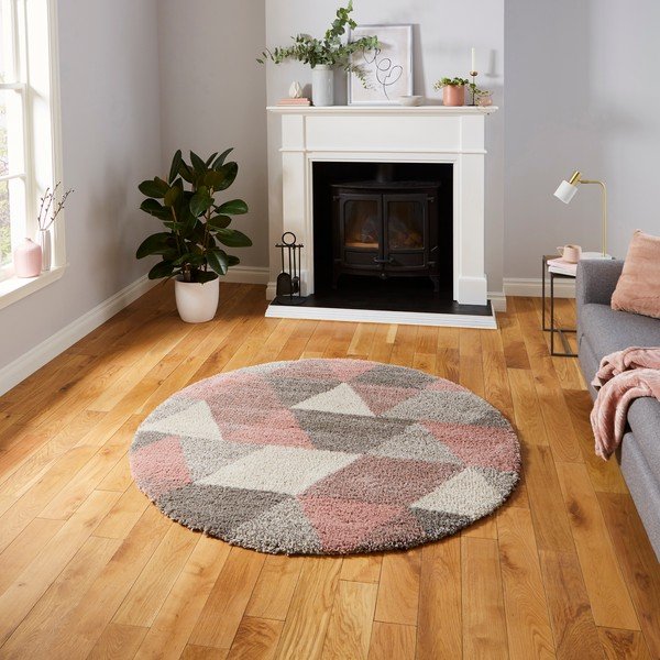 Килим Роза Триъгълник, ø 160 cm Royal Nomadic - Think Rugs-image-1