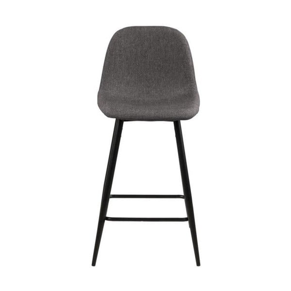 Сиви тапицирани бар столове в комплект 2 бр. (височина на седалката 65 cm) Wilma – Actona-image-3