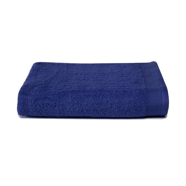 Tmavě modrý ručník Ekkelboom, 50x100 cm