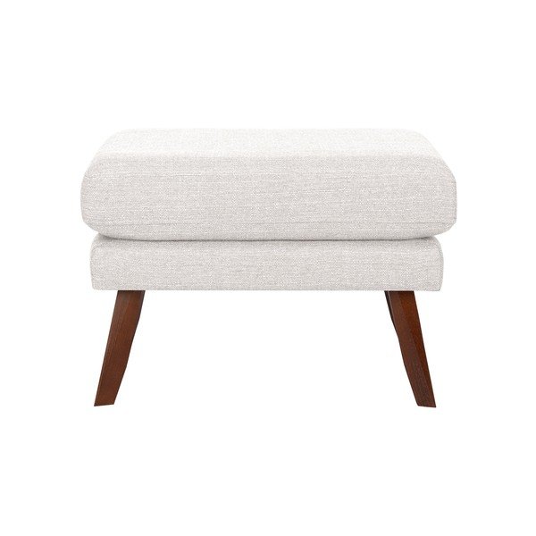 Кремаво бяла табуретка Елена - Mazzini Sofas-image-3