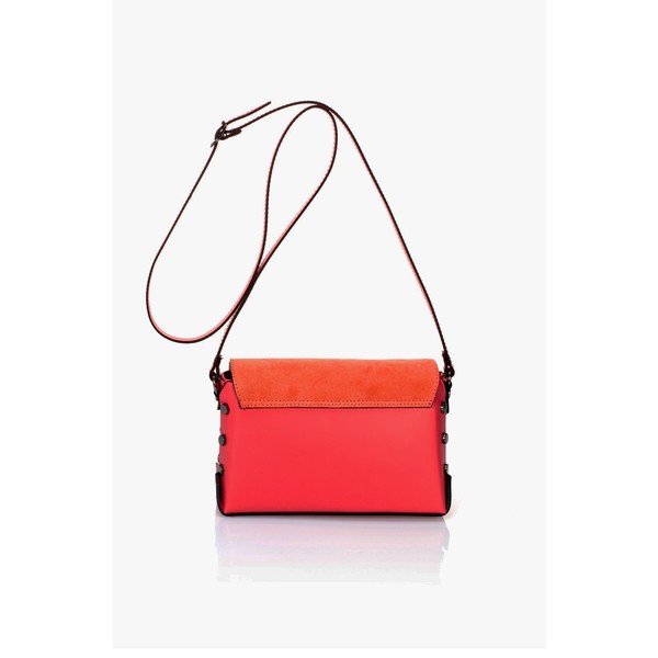 Оранжева кожена чанта Gigi - Giulia Massari-image-1