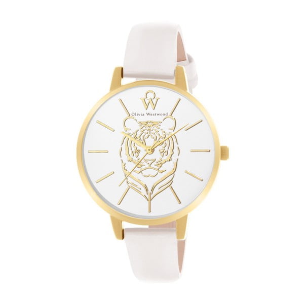 Dámské hodinky s řemínkem v bílé barvě Olivia Westwood Grando