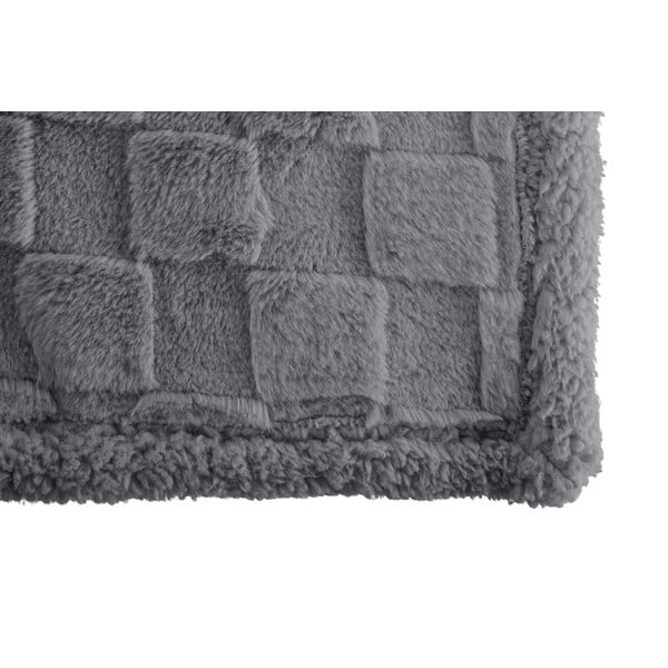 Сиво одеяло от микроплюш 150x200 cm Rava – Tiseco Home Studio-image-2