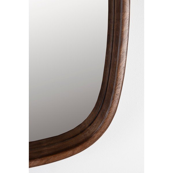 Стенно огледало масивно дърво 50x50 cm Nyko – White Label-image-2