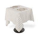 Памучна покривка за маса 150x150 cm Gingham – Tiseco Home Studio