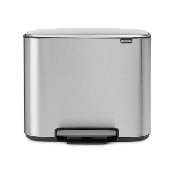 Кош за отпадъци от неръждаема стомана , 36 л - Brabantia-image-1