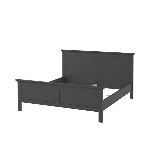 Сиво двойно легло 160x200 cm Paris – Tvilum-image-3