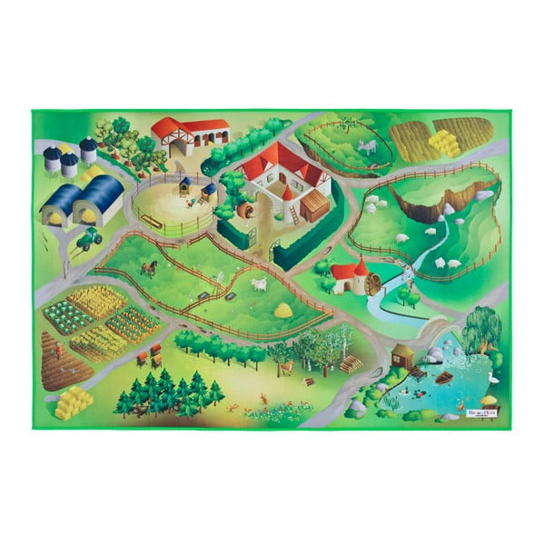 Детски килим , 100 x 150 cm Grip Farm - Universal