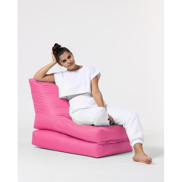 Розов градински пуф за сядане Siesta – Floriane Garden-image-1