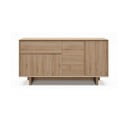 Скрин от дъбов декор  в естествен цвят 146x76x45 cm Carpi – Marckeric