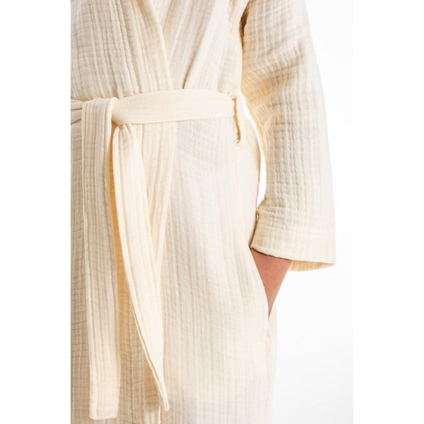 Кремава муселинова детска хавлия размер 5-6 години Muslin – Foutastic-image-1