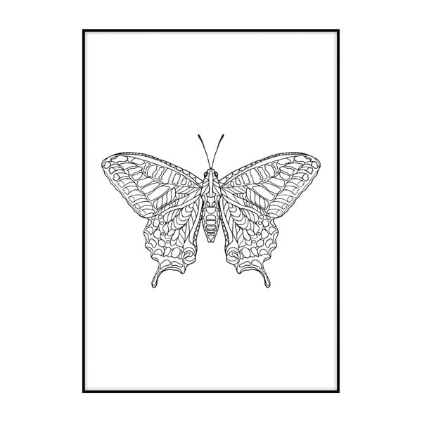 Плакат Пеперуда, 40 x 30 cm - Imagioo
