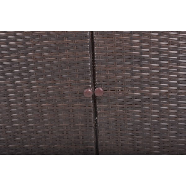 Градинска маса от изкуствен ратан 90x50 cm Padua – Garden Pleasure-image-4