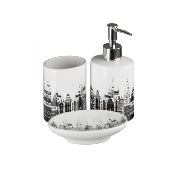 Set 3 koupelnových doplňků Premier Housewares Skyline