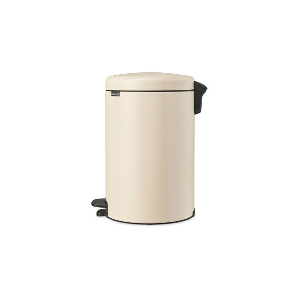 Бежово стоманено кошче за боклук с педал 20 l NewIcon – Brabantia-image-4