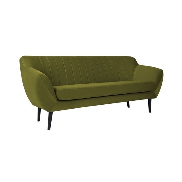 Диван от зелено кадифе , 188 cm Toscane - Mazzini Sofas-image-2