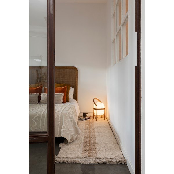 Памучна пътека в тухлен и бежов цвята 80x230 cm Duetto Toffee – Lorena Canals-image-4