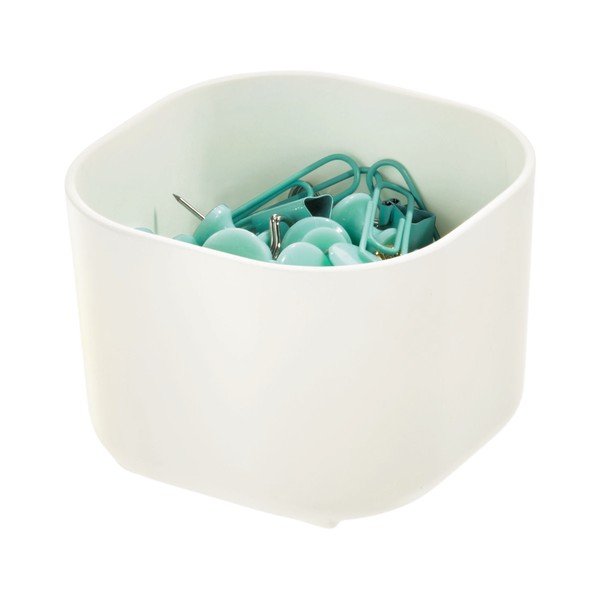 Бяла кутия за съхранение Eco Bin, 9,14 x 9,14 cm - iDesign-image-1