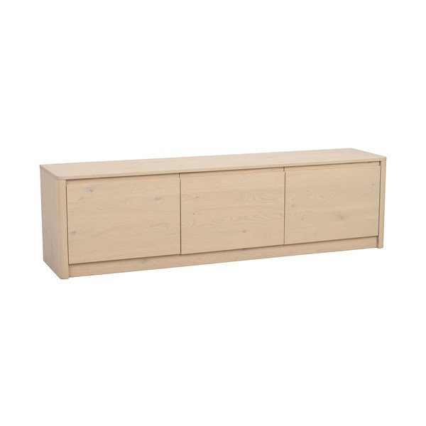 Скрин от декор от дъб  в светло естествен цвят 180x50x40 cm Melstone – Rowico
