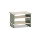 Зелено и кремаво нощно шкафче с рафтове Inari – Teulat