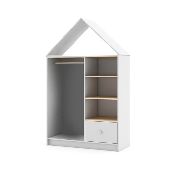 Бял отворен гардероб за деца 110x180 cm Estefania - Marckeric-image-4