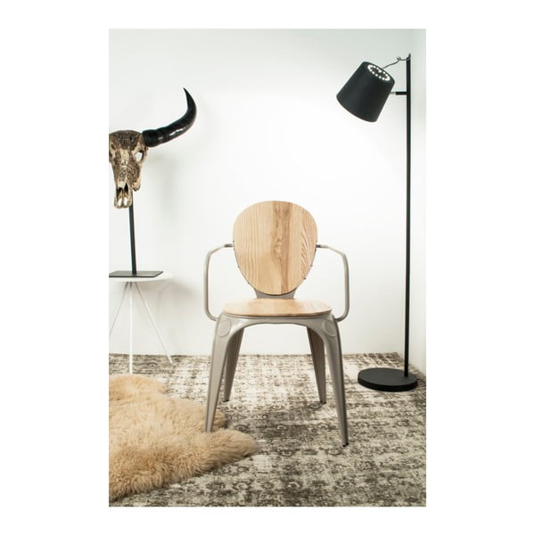 Черна подова лампа с глава на катарама - Zuiver-image-3