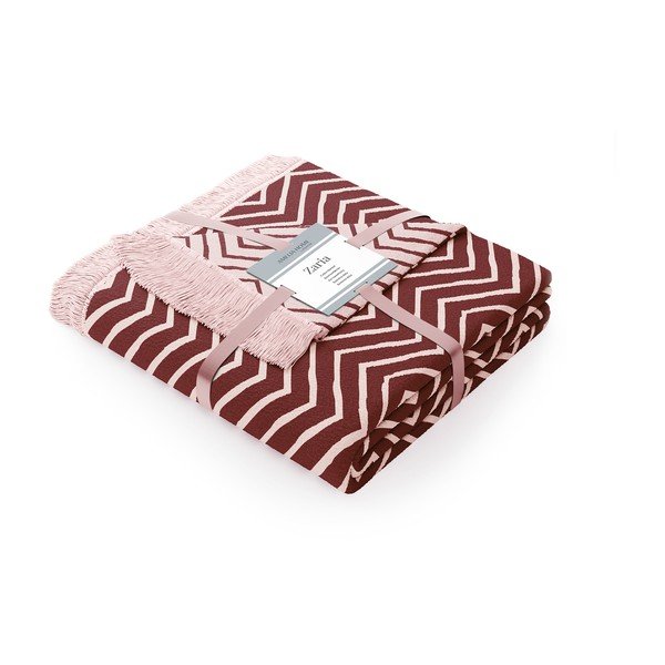 Розово-лилаво одеяло със смес от памук , 150 x 200 cm Twisty - AmeliaHome-image-2