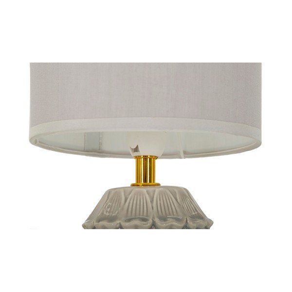 Бежова керамична настолна лампа с текстилен абажур (височина 30,5 cm) Pigny – Mauro Ferretti-image-2