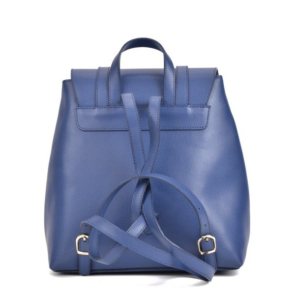 Синя кожена раница Angelica - Sofia Cardoni-image-1