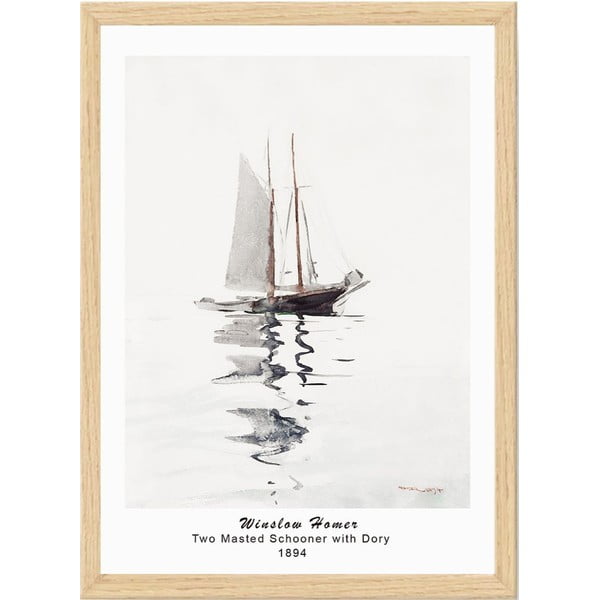Плакат в рамка 35x45 cm Winslow Homer - Wallity