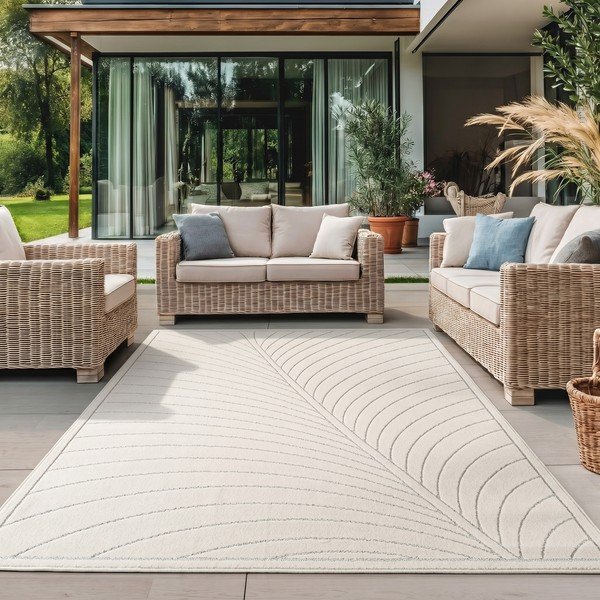 Кремав килим за открито и закрито 140x200 cm Nova 1204 – Ayyildiz Carpets-image-1