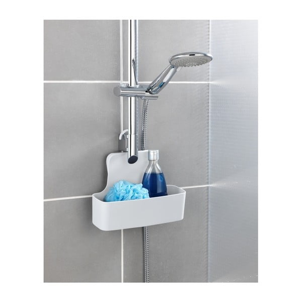 Бял висящ рафт за душ Barcelona - Wenko-image-1