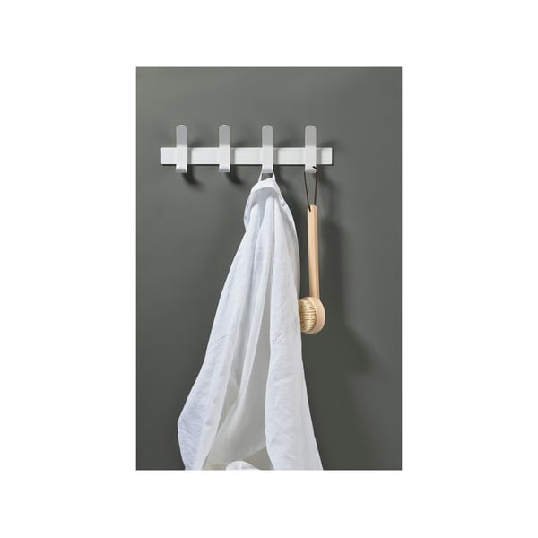 Бяла метална закачалка за стена A-Rack - Zone-image-1